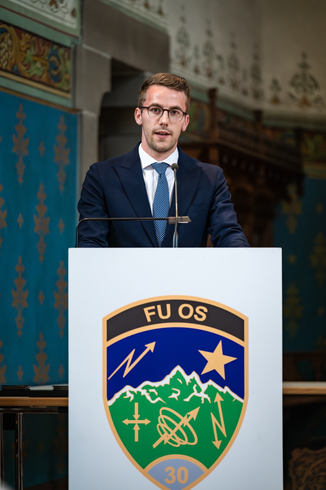 Andri Silberschmidt bei einer Rede